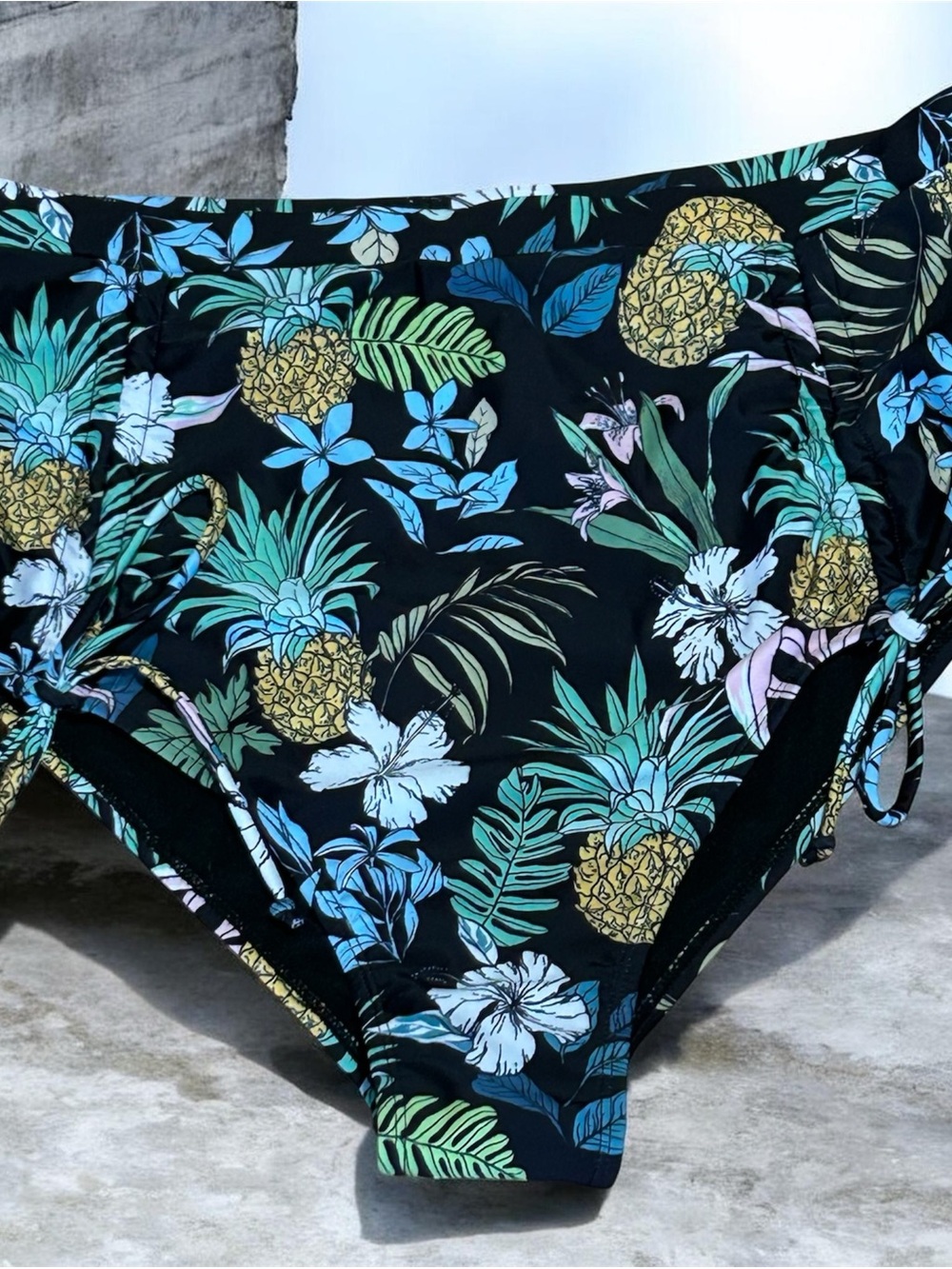 AIMAGE 2XL Black Swim Bottoms- AIMAGE Logo Size 2XL